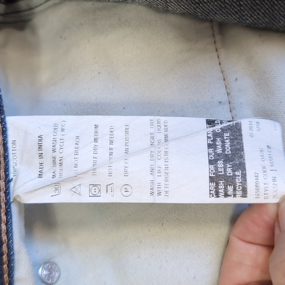 Levi's 508 Jeans Mens 36x32 - Picture 10 of 11